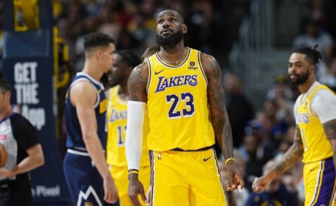 حذف لبران جیمز و لیکرز از NBA