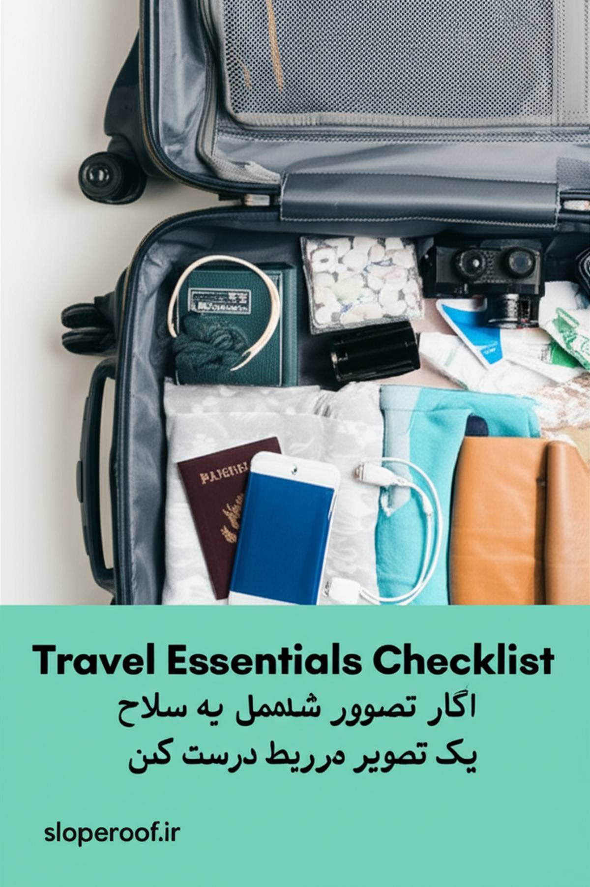 لوازم مورد نیاز برای سفر
