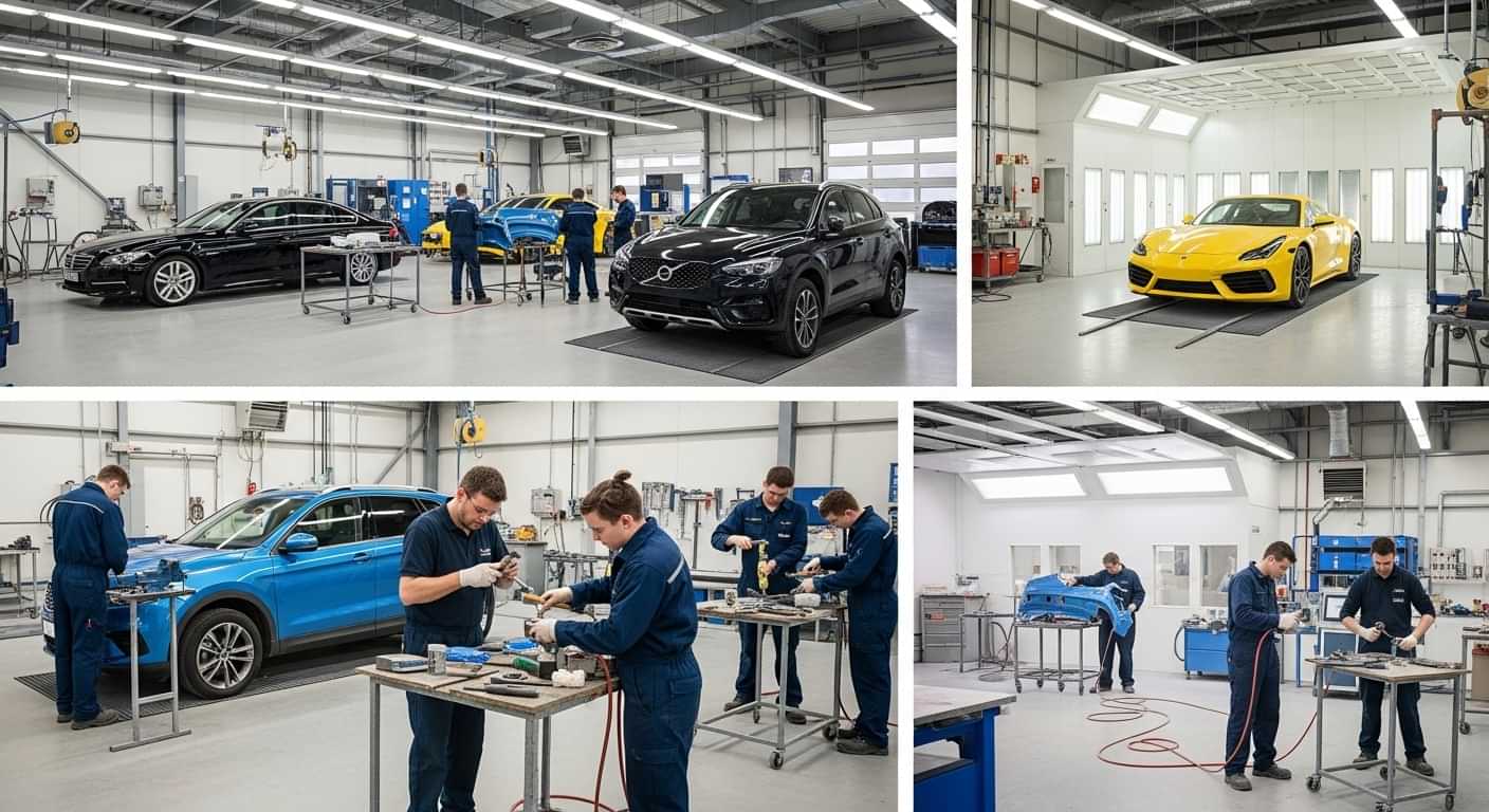 اموزش صافکاری و نقاشی اتومبیل