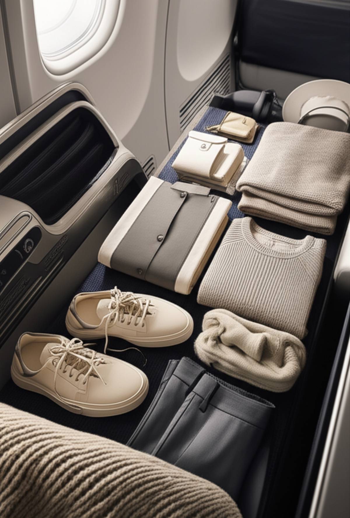 راهنمای جامع لباس مناسب هواپیما: سفر راحت و شیک