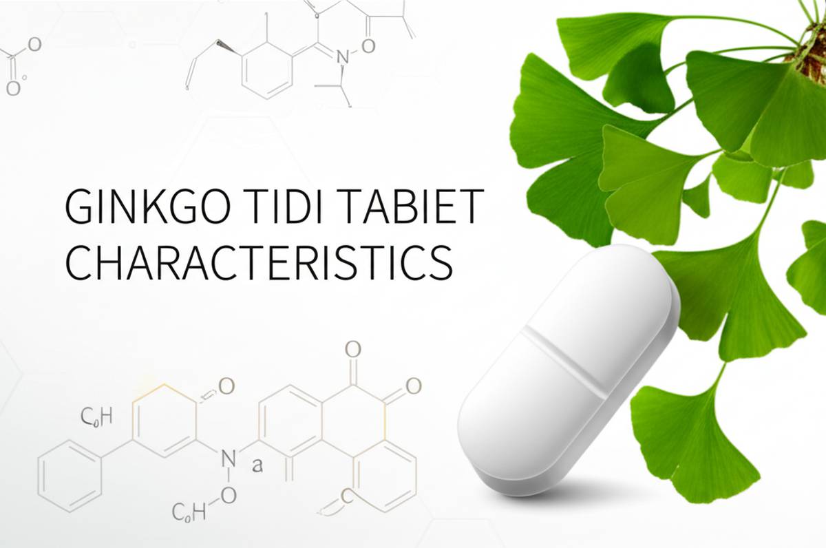 قرص روکش دار جینکو تیدی تولید دارو | ویژگی ها و خواص